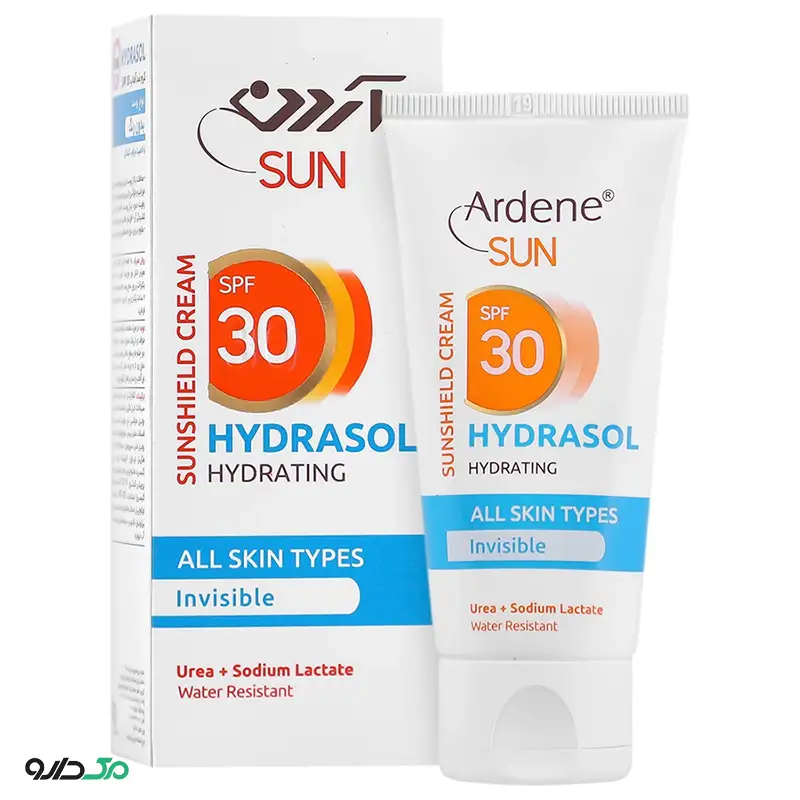 کرم ضد آفتاب انواع پوست هیدراسول آردن SPF30
